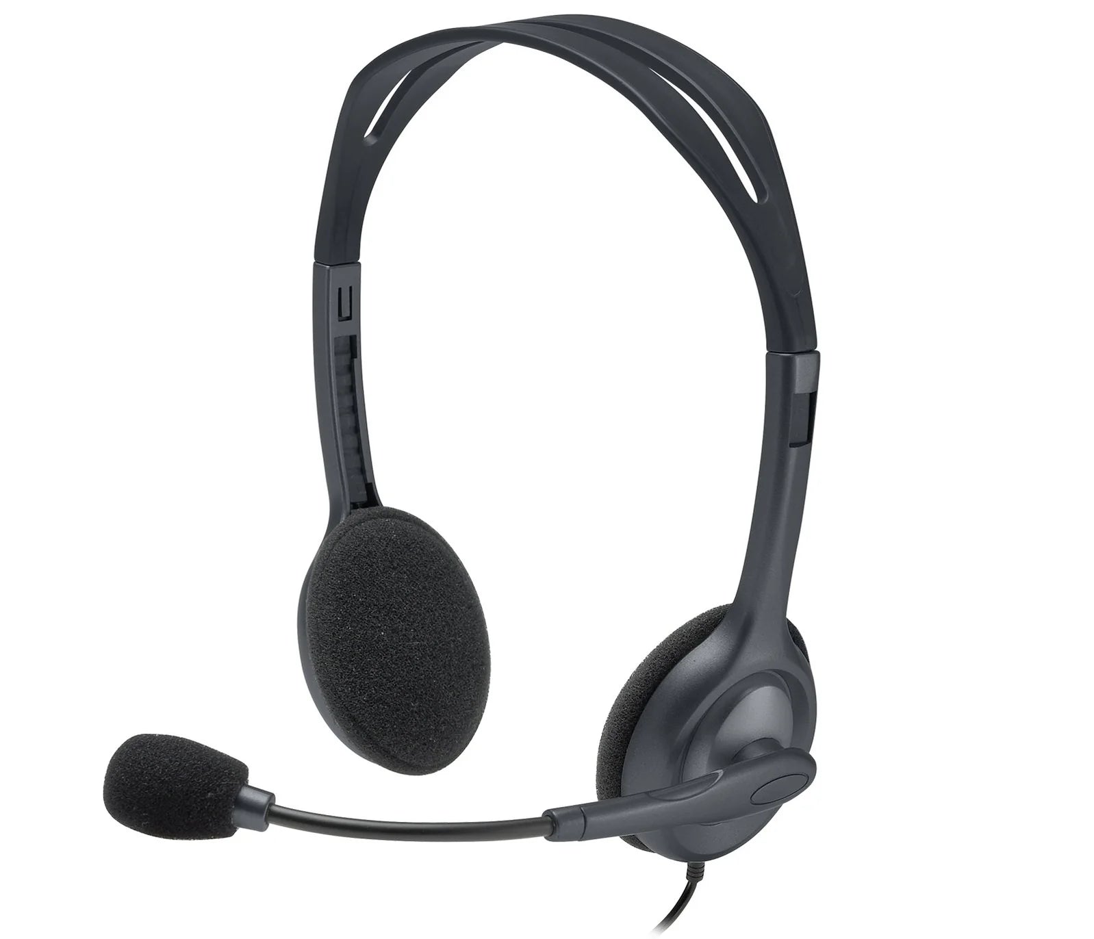 Logitech H111 - Auriculares Con Microfono y Jack 3.5 Negros Todos los auriculares | Logitech