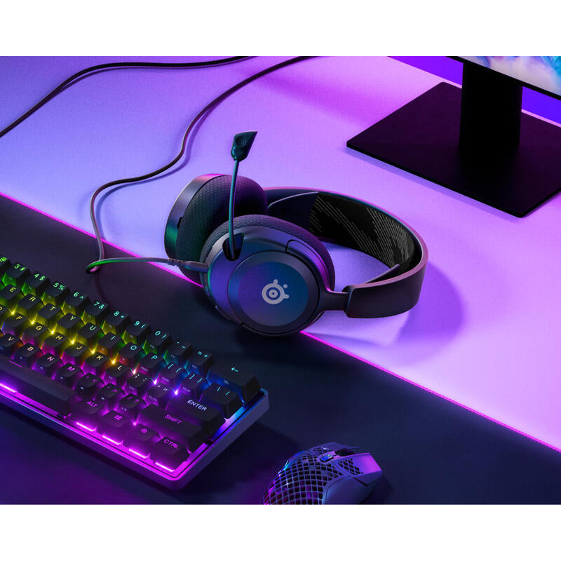 SteelSeries Arctis Nova 1 - Auriculares Gaming PC/PS4/PS5/Xbox/Switch Negros Todos los auriculares | STEELSERIES