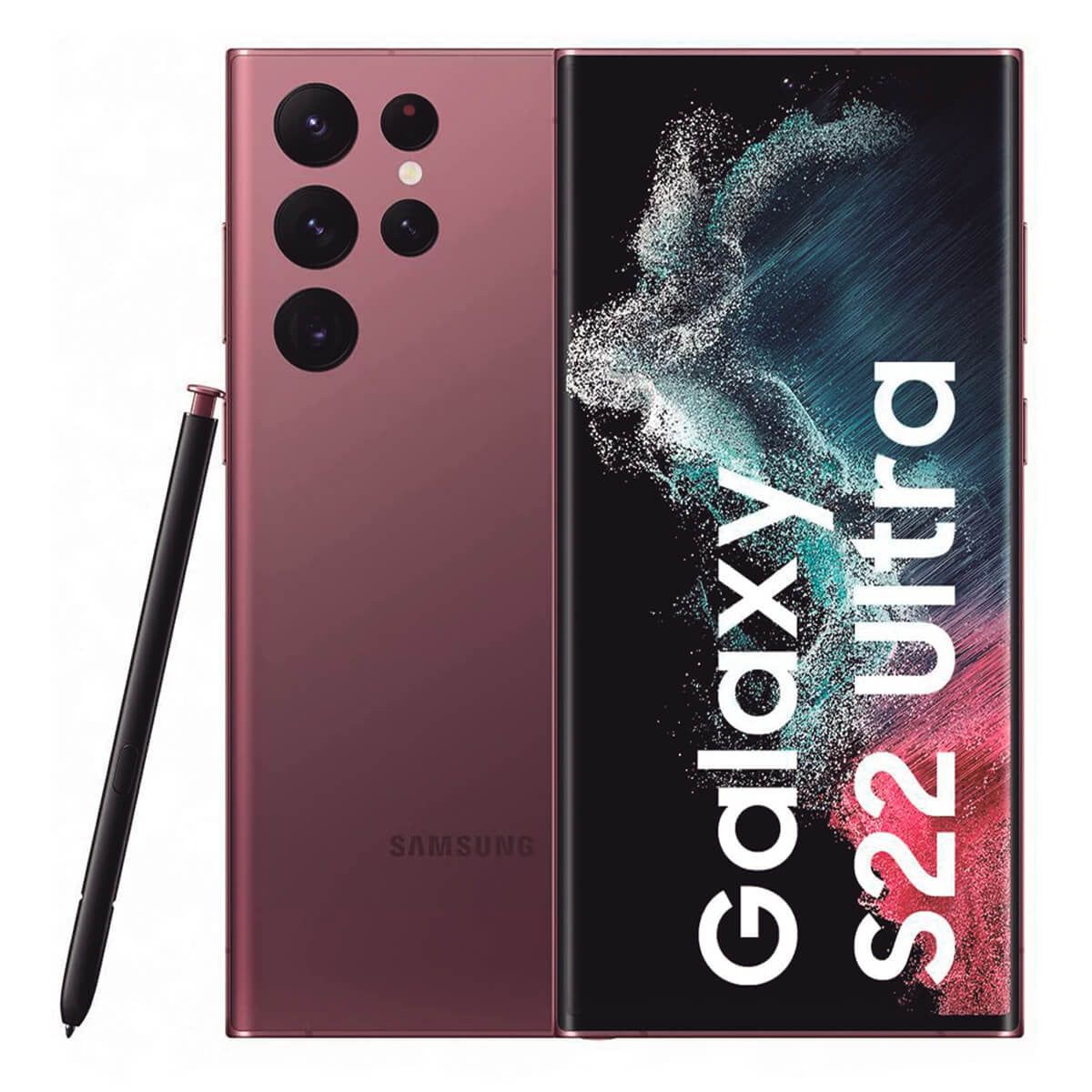 Samsung Galaxy S22 Ultra 5G 8GB/128GB Burgundy Dual SIM SM-S908 Smartphone | Samsung