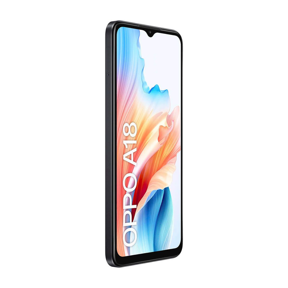 Oppo A18 4GB/128GB Negro (Glowing Black) Dual SIM CPH2591 Smartphone | Oppo