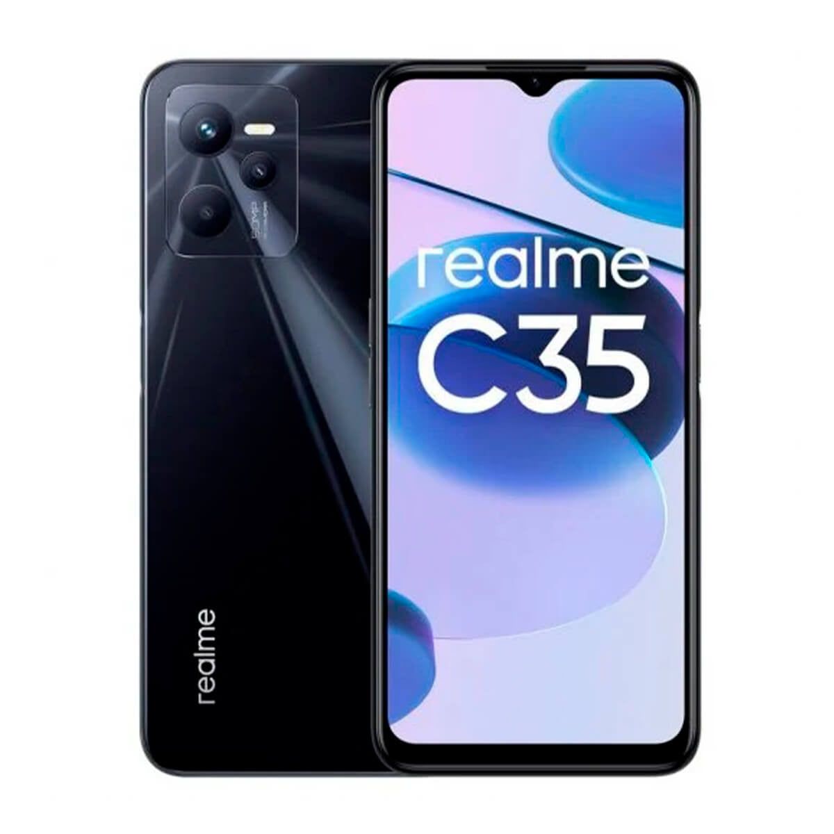 Realme C35 4GB/128GB Negro (Glowing Black) Dual SIM RMX3513 Smartphone | Realme