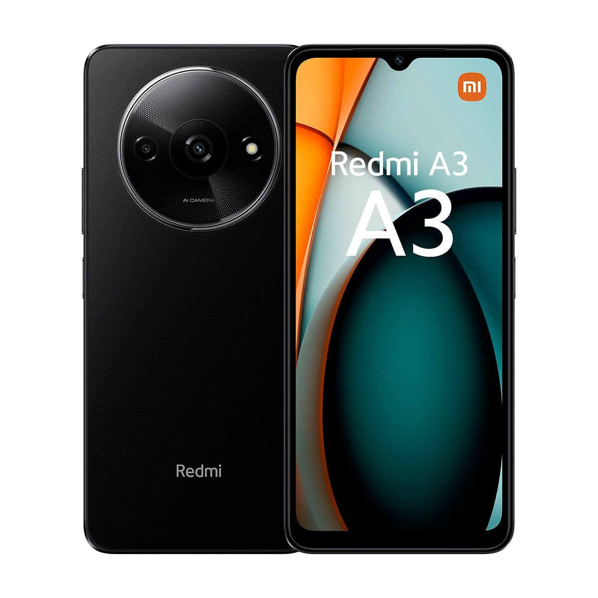 Xiaomi Redmi A3 4GB/128GB Negro (Midnight Black) Dual SIM Smartphone | Xiaomi