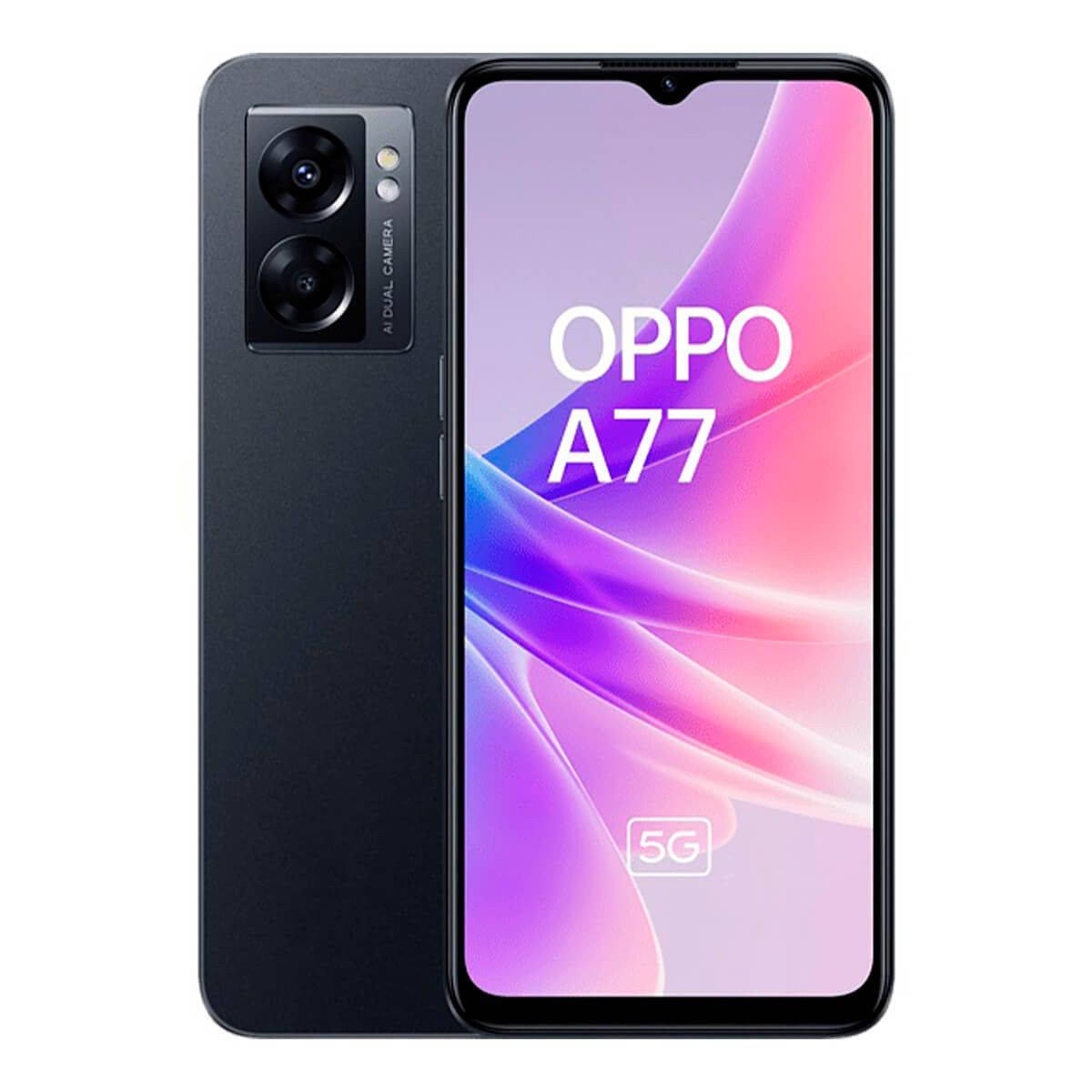 Oppo A77 5G 6GB/128GB Negro (Midnight Black) Dual SIM Smartphone | Oppo