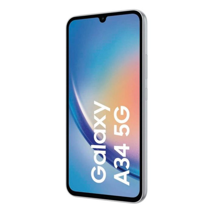 Samsung Galaxy A34 5G 6GB/128GB Plata (Awesome Silver) Dual SIM A346B Smartphone | Samsung