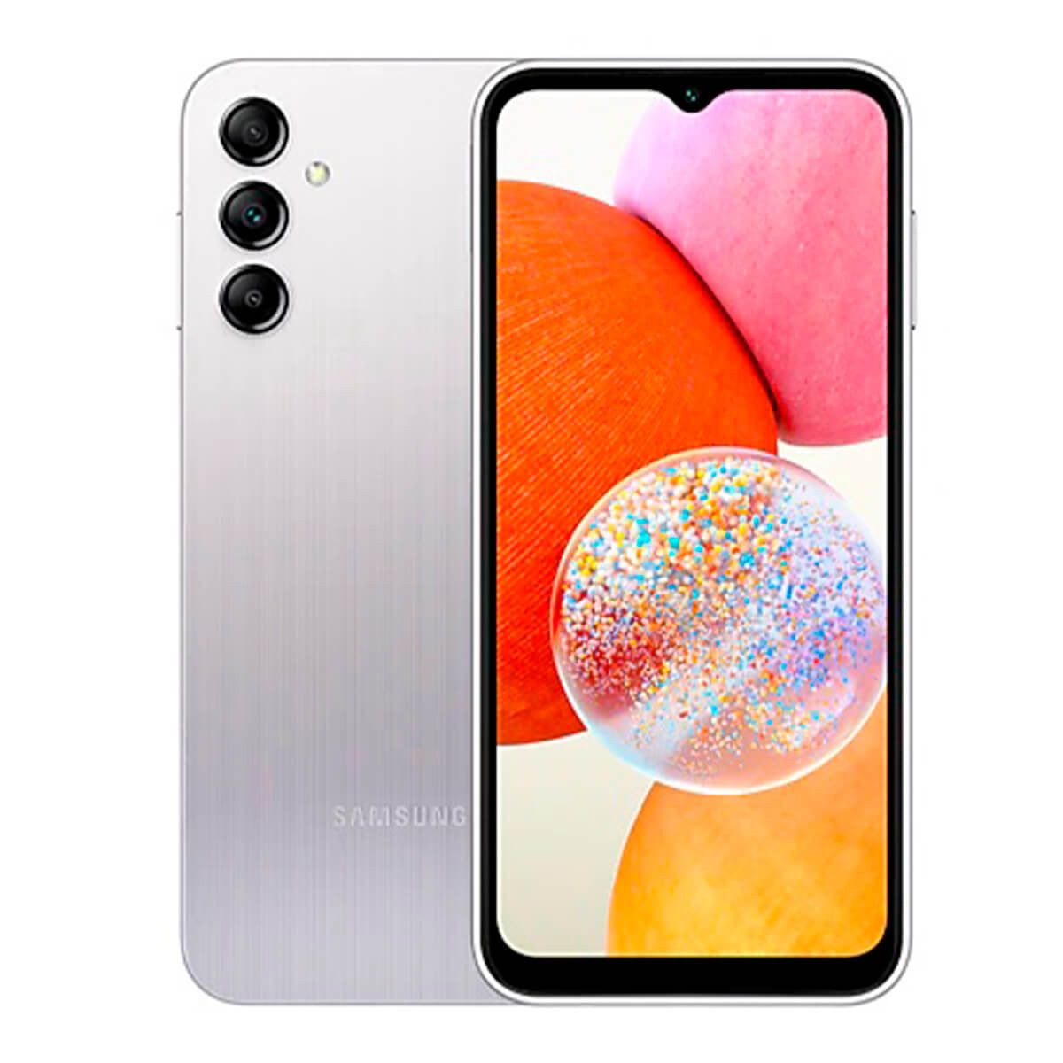 Samsung Galaxy A14 4G 4GB/128GB Plata (Silver) Dual SIM A145R Smartphone | Samsung