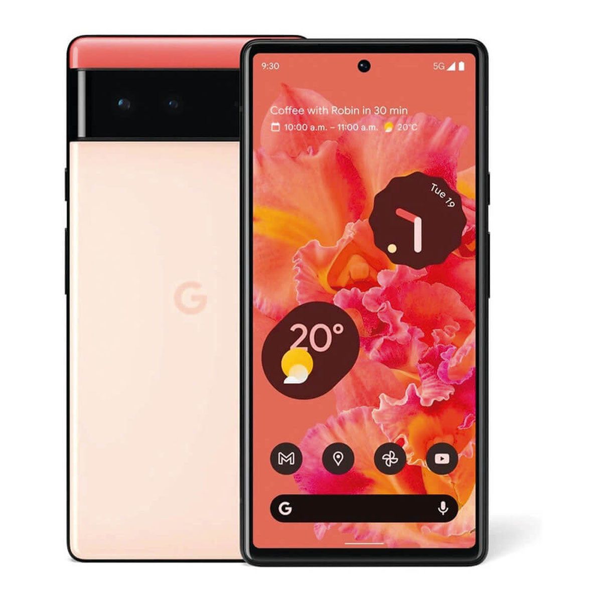 Google Pixel 6 5G 8GB/128GB Rosa (Kinda Coral) GB7N6 Smartphone | Google