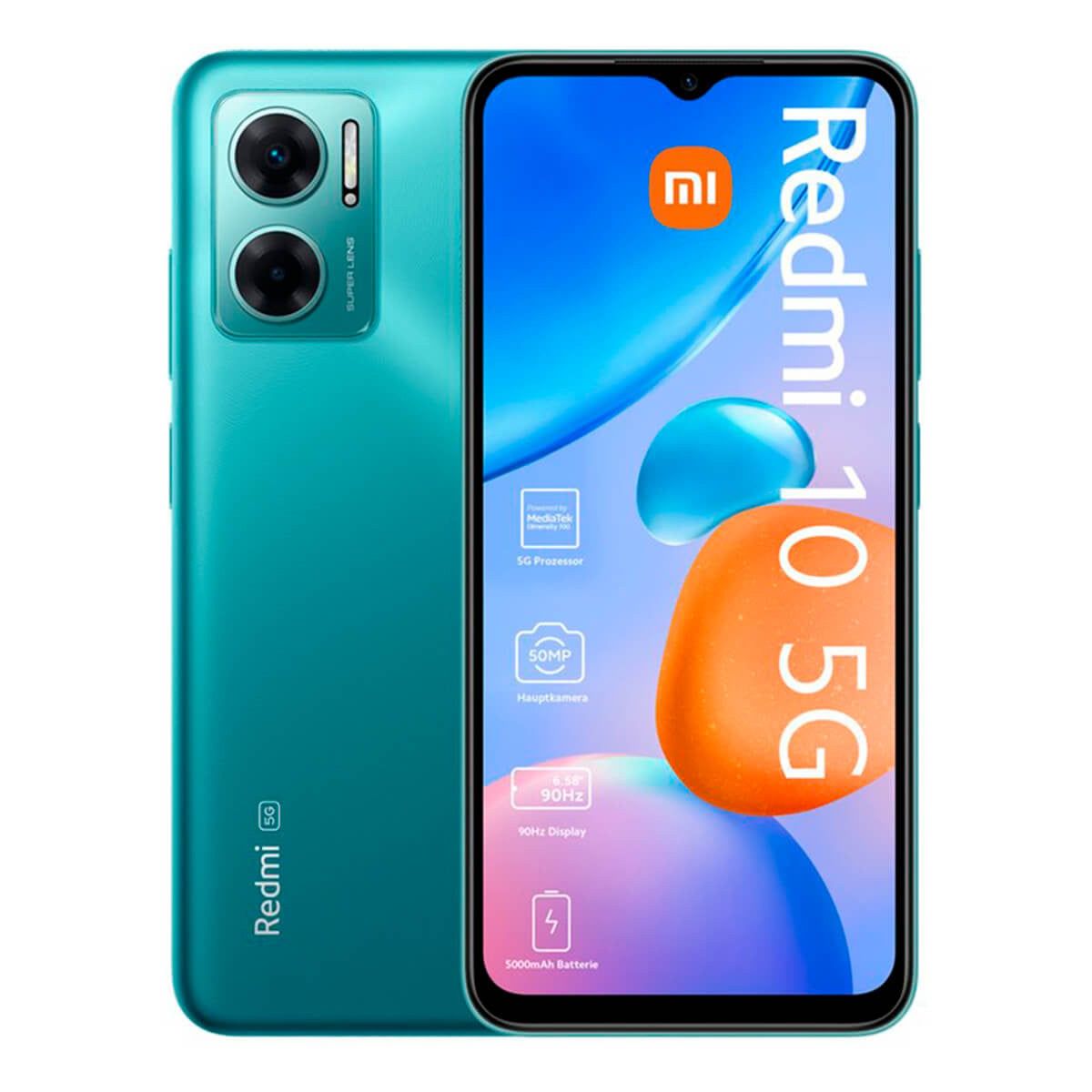 Xiaomi Redmi 10 5G 4GB/128GB Verde (Aurora Green) Dual SIM Smartphone | Xiaomi