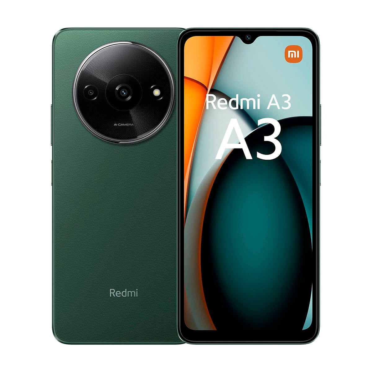 Xiaomi Redmi A3 4GB/128GB Verde (Forest Green) Dual SIM Smartphone | Xiaomi