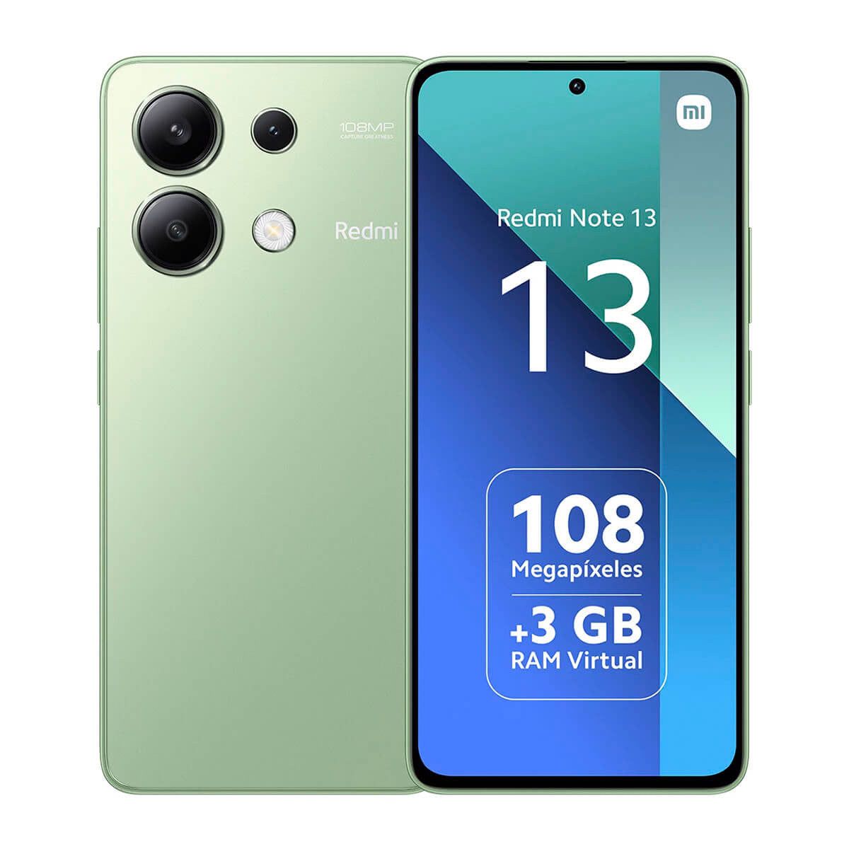 Xiaomi Redmi Note 13 4G 6GB/128GB Verde (Mint Green) Dual SIM Smartphone | Xiaomi