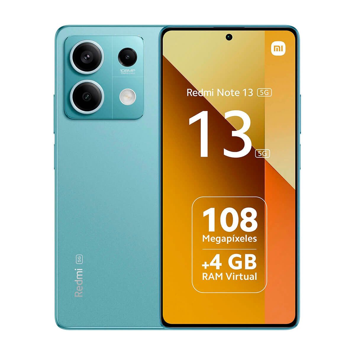Xiaomi Redmi Note 13 5G 6GB/128GB Verde Turquesa (Ocean Teal) Dual SIM Smartphone | Xiaomi