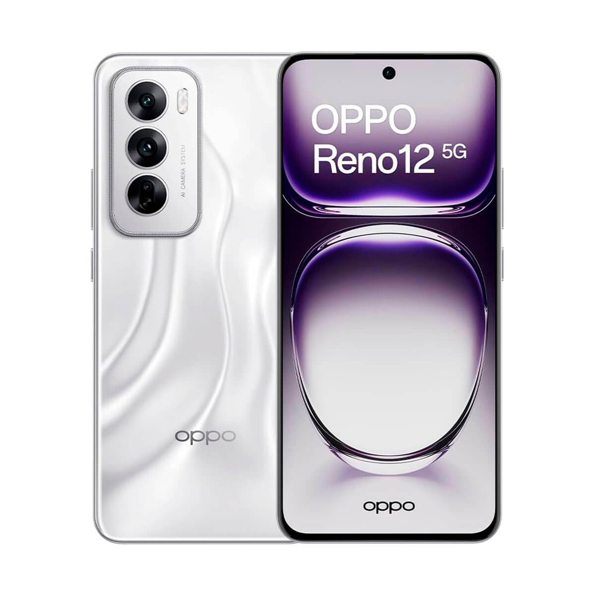 OPPO Reno12 5G 12GB/256GB Plata (Astro Silver) Dual SIM Smartphone | Oppo