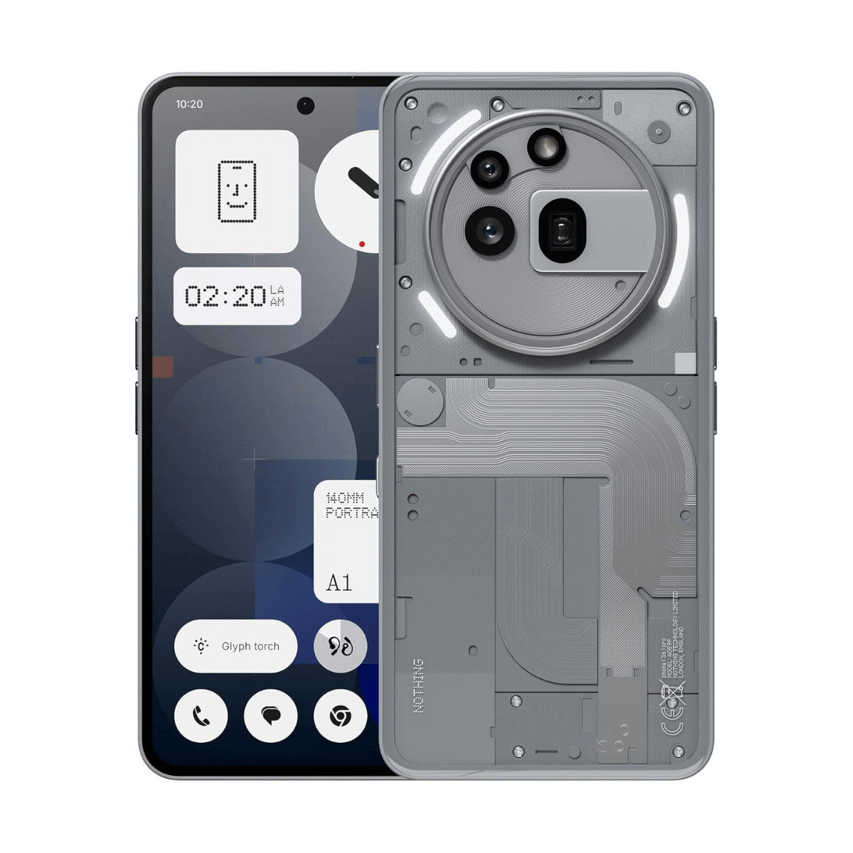 Nothing Phone 3a Pro 5G 12GB/256GB Gris (Grey) Dual SIM Smartphone | Nothing Tech