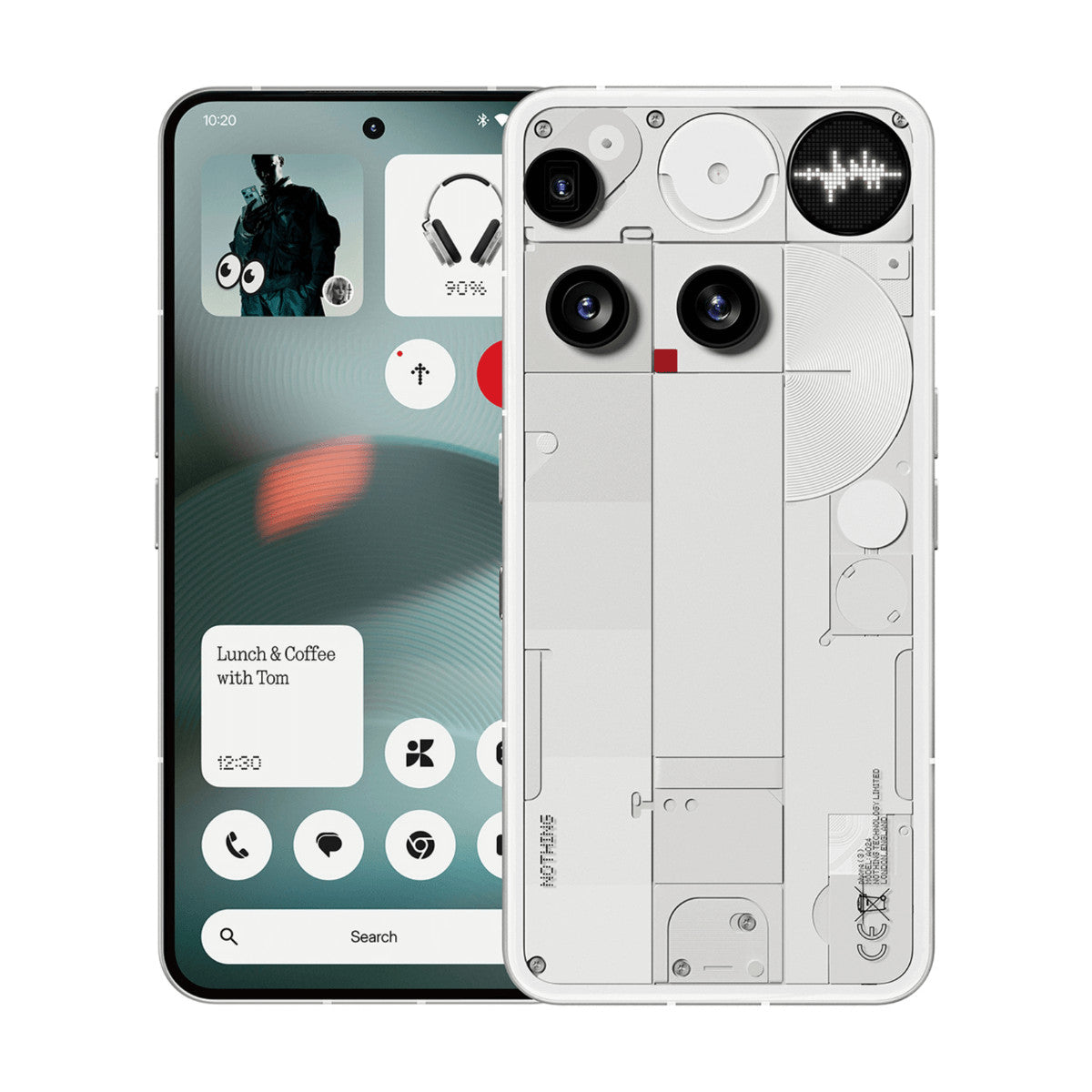 Nothing Phone 3 5G 12GB/256GB Blanco (White) Dual SIM Smartphone | Nothing Tech