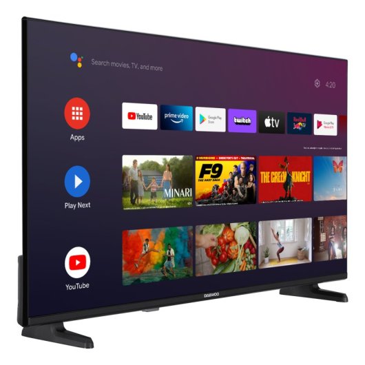 TV LED 40'' DAEWOO 40DM62FA Smart TV, Full HD, Android 11
