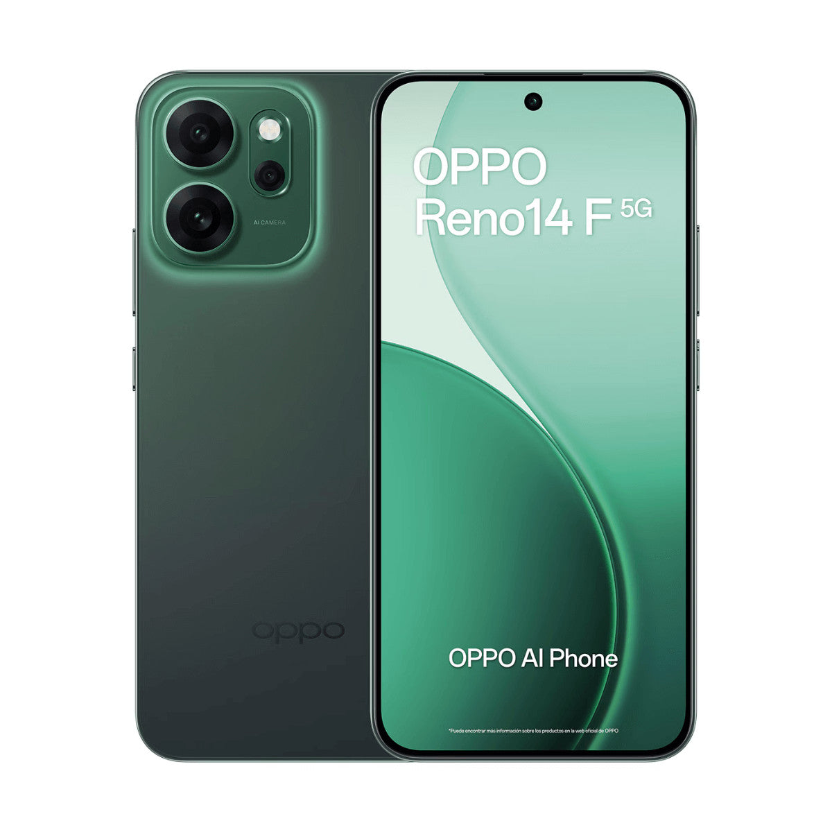 OPPO Reno14 F 5G 8GB/256GB Verde (Luminous Green) Dual SIM Smartphone | Oppo