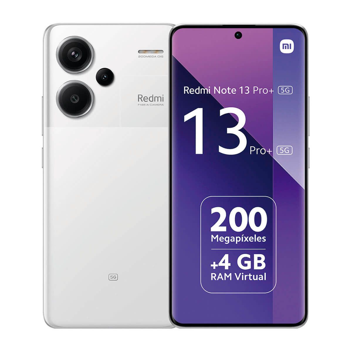 Xiaomi Redmi Note 13 Pro+ 5G 8GB/256GB Blanco (Moonlight White) Dual SIM Smartphone | Xiaomi