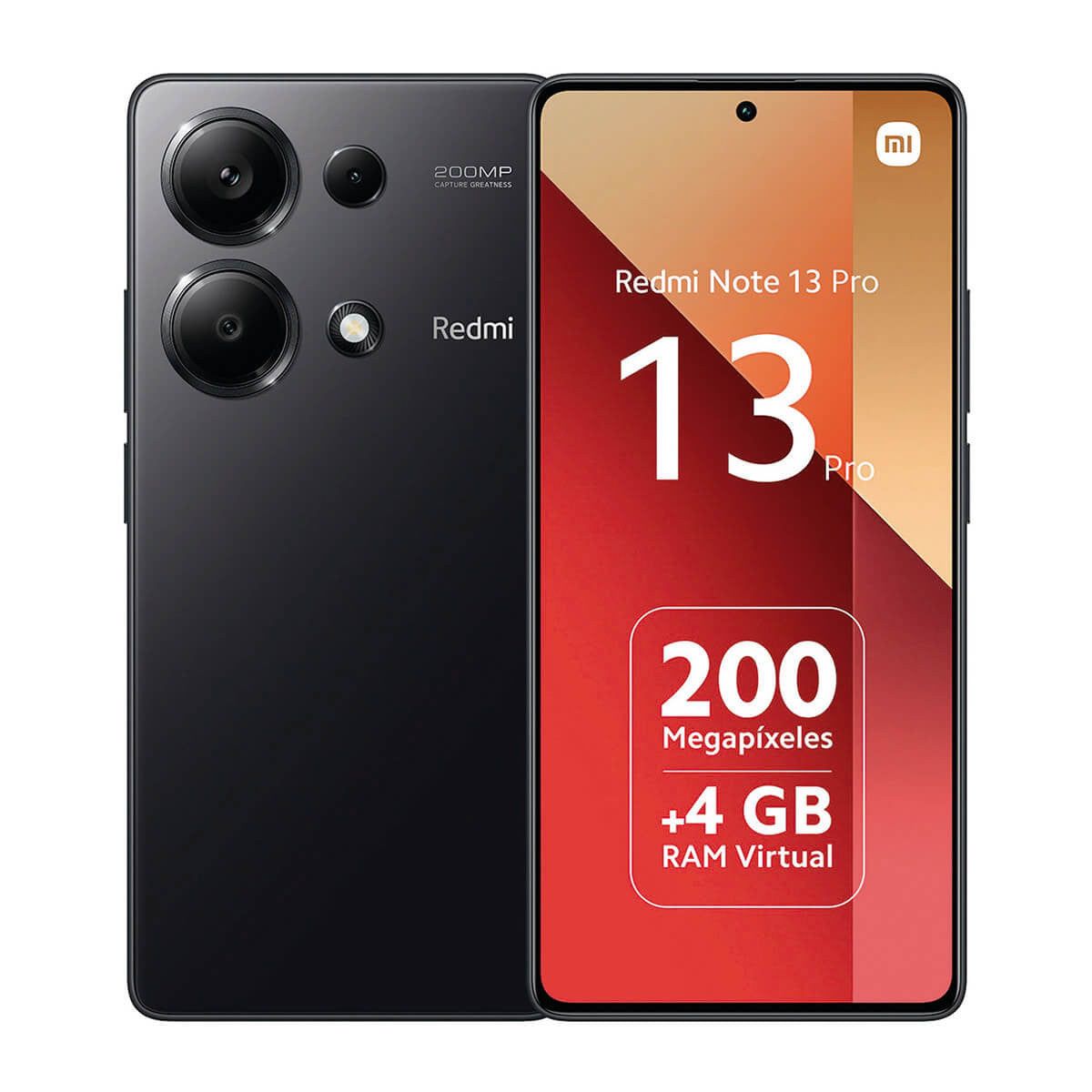 Xiaomi Redmi Note 13 Pro 4G 8GB/256GB Negro (Midnight Black) Dual SIM Smartphone | Xiaomi