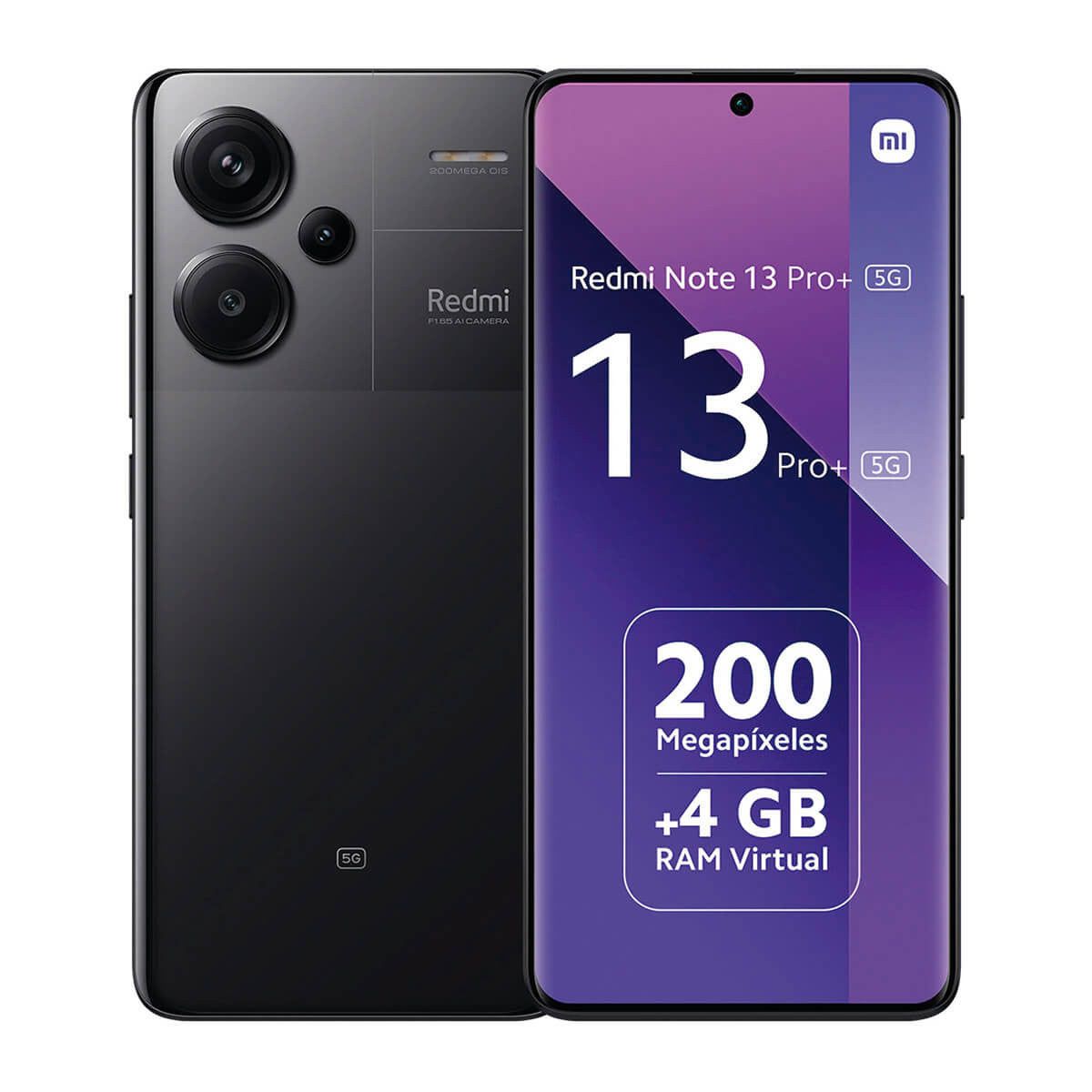Xiaomi Redmi Note 13 Pro+ 5G 8GB/256GB Negro (Midnight Black) Dual SIM Smartphone | Xiaomi