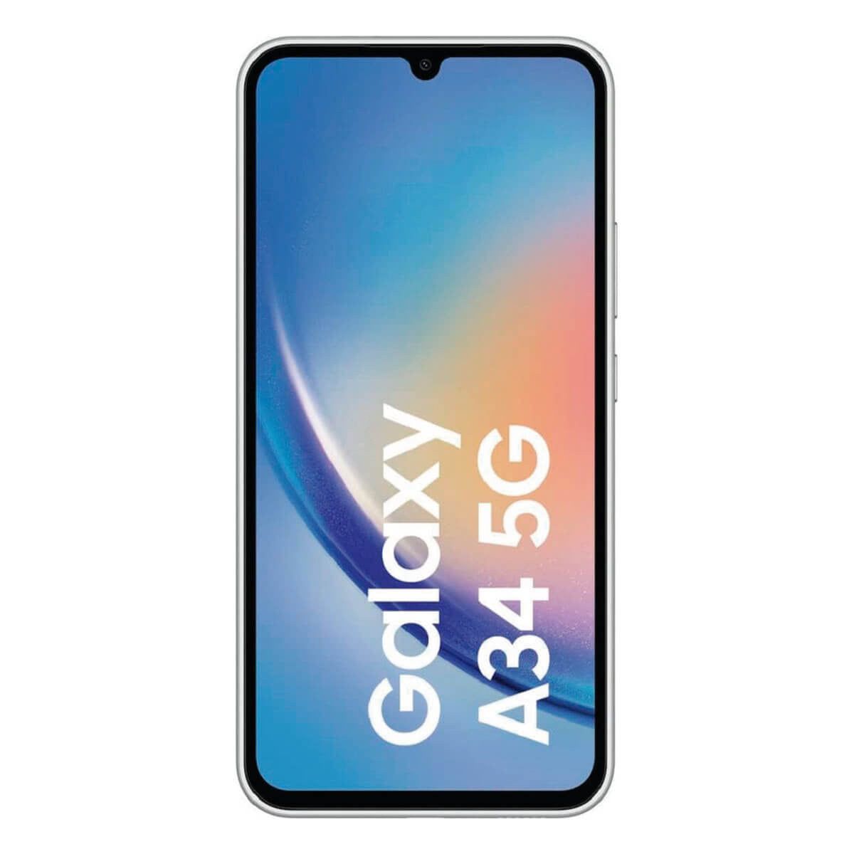 Samsung Galaxy A34 5G 8GB/256GB Plata (Awesome Silver) Dual SIM SM-A346B Smartphone | Samsung