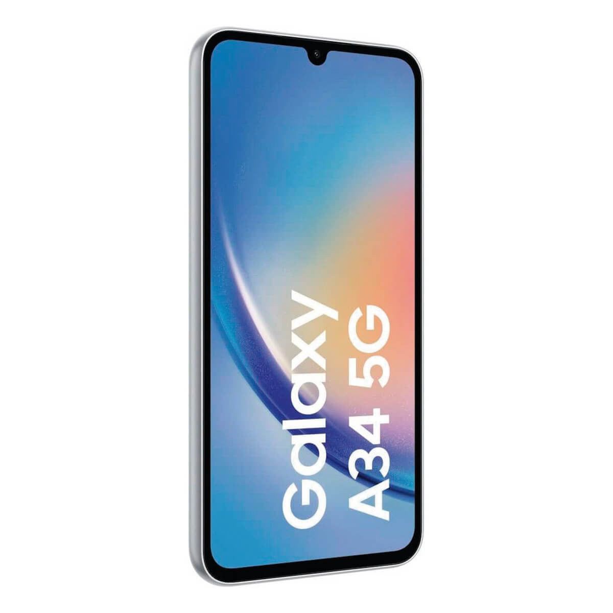 Samsung Galaxy A34 5G 8GB/256GB Plata (Awesome Silver) Dual SIM SM-A346B Smartphone | Samsung