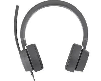 Lenovo Go - Wired ANC Headphones - Gray