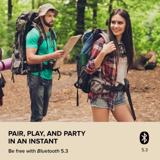 Creative MUVO Go Speaker - Waterproof Bluetooth Speaker Blue