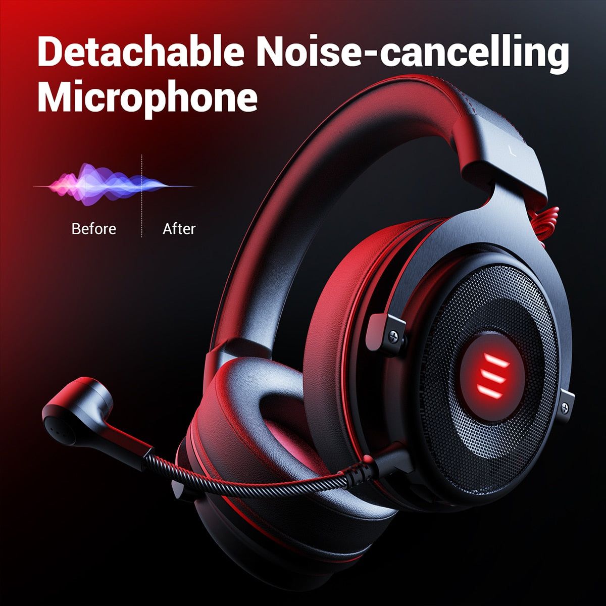 E900/E900 Pro Auriculares Gamer 7.1 Surround para PC con USB/3,5 mm y Micrófono 0 | Hifi Media Store