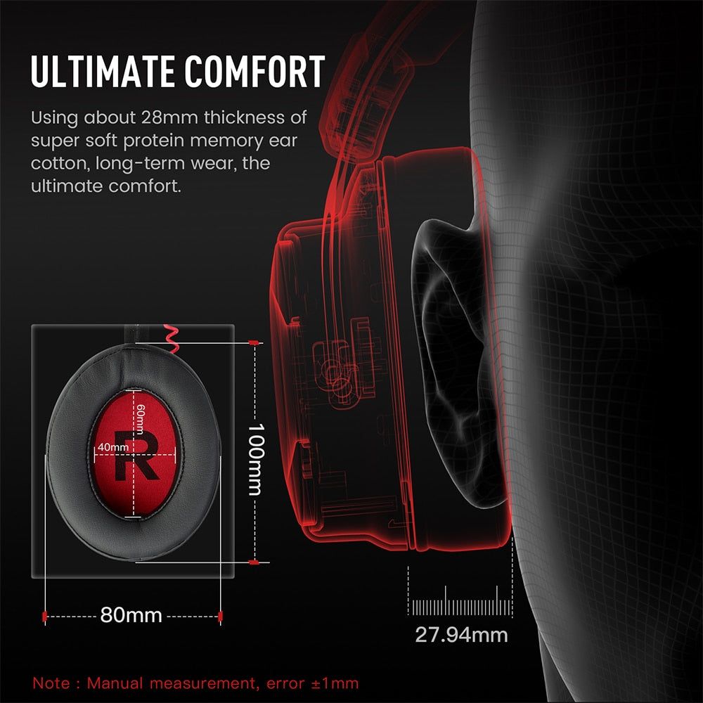 E900/E900 Pro Auriculares Gamer 7.1 Surround para PC con USB/3,5 mm y Micrófono 0 | Hifi Media Store