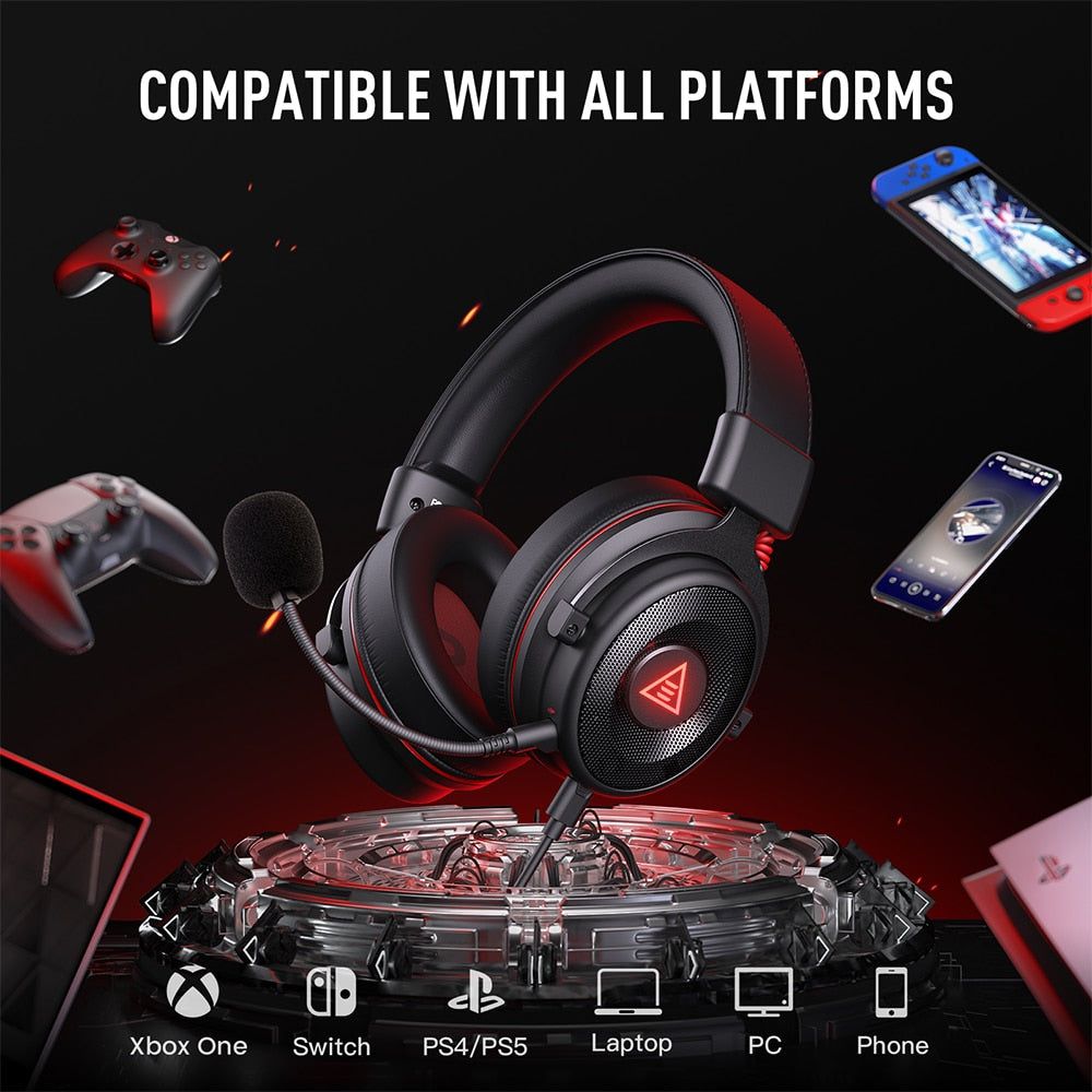 E900/E900 Pro Auriculares Gamer 7.1 Surround para PC con USB/3,5 mm y Micrófono 0 | Hifi Media Store