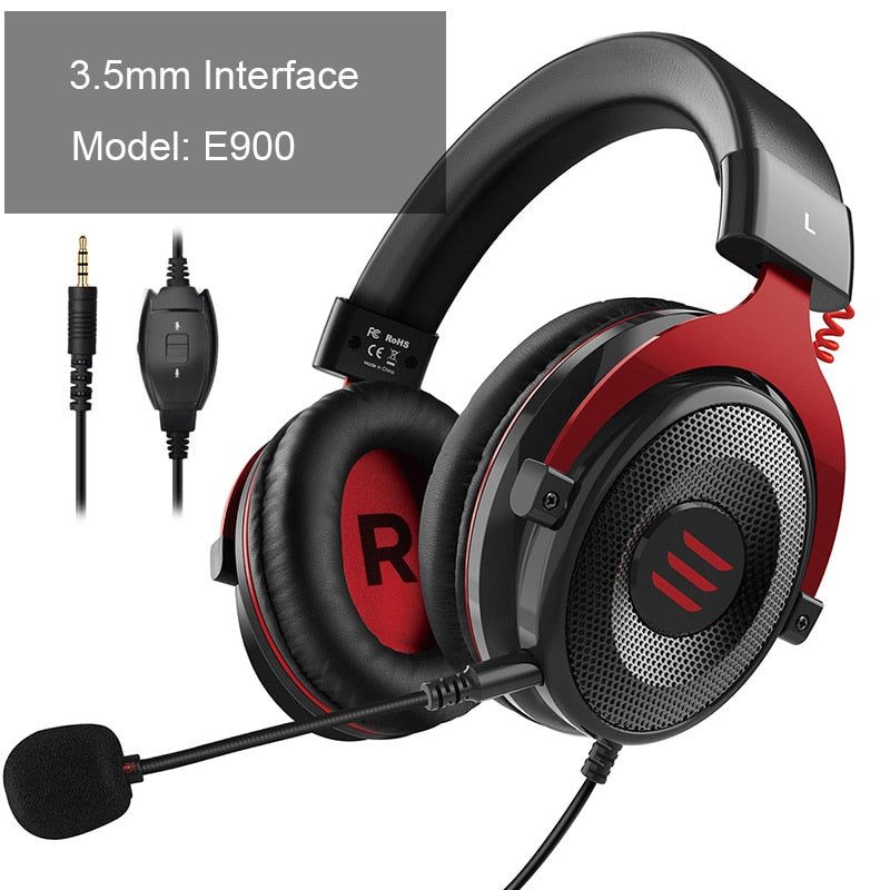 E900/E900 Pro Auriculares Gamer 7.1 Surround para PC con USB/3,5 mm y Micrófono 0 | Hifi Media Store