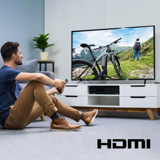 TV LED HD Cecotec serie 24'' 0024 con sistema Dolby, memoria flash, HDMI/USB