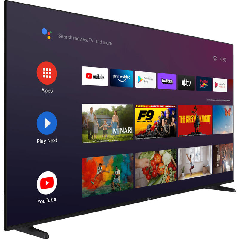 Daewoo QLED TV 65'' 65DM72UAQP Smart TV, 4K Ultra HD, Android 11