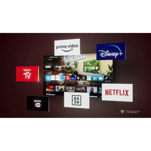 Philips TV 24'' 24PHS6019/12 LED HD Ready, Smart TV, sistema operativo Titan