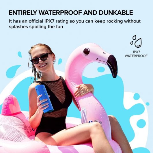 Creative MUVO Go Speaker - Waterproof Bluetooth Speaker Blue