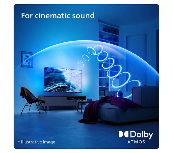 TV PHILIPS 75" 75PUS8079/12 LED Ultra HD, Smart TV 4K, Titan OS, Ambilight, Dolby Atmos