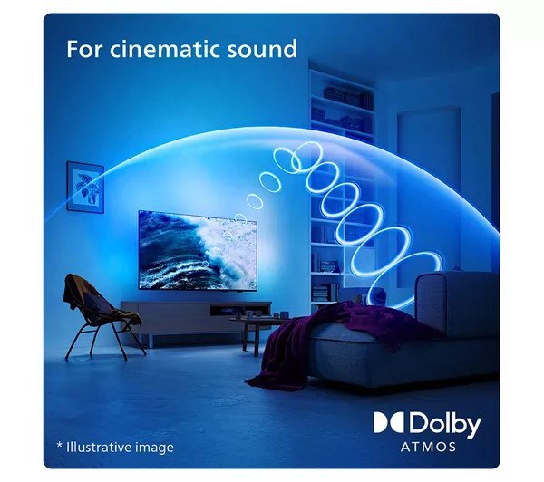 Tv PHILIPS 43" 43PUS8079/12 LED, Smart TV, 4K Ultra HD, Titan OS, Ambilight, Dolby Atmos