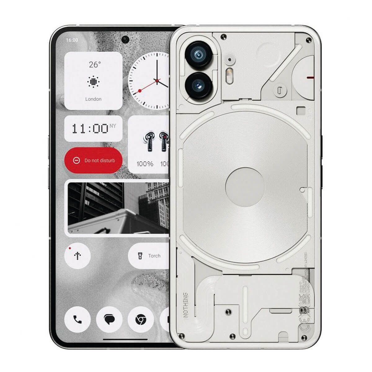 Nothing Phone 2 5G 12GB/512GB Blanco (White) Dual SIM A104 Smartphone | Nothing Tech