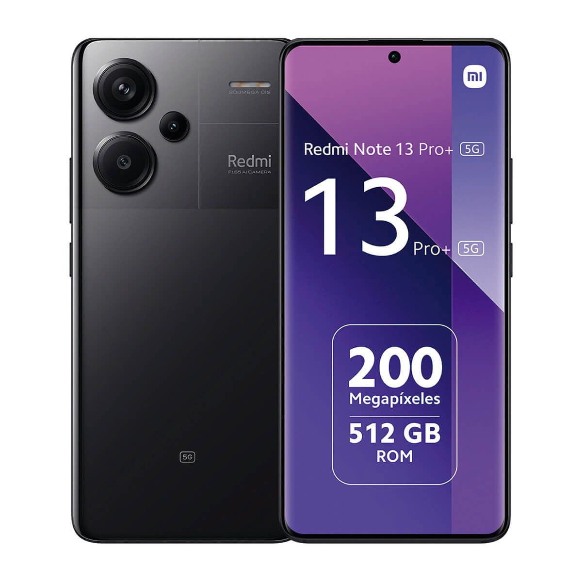 Xiaomi Redmi Note 13 Pro+ 5G 12GB/512GB Negro (Midnight Black) Dual SIM Smartphone | Xiaomi