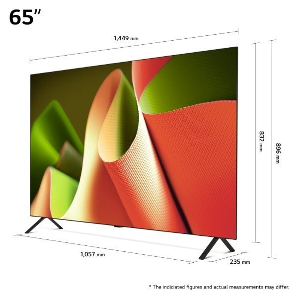 LG OLED TV 65" OLED65B46LA Smart TV, 4K Ultra HD, webOS 24