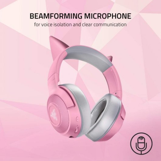 Razer Kraken Kitty - Auriculares Inalámbricos Bluetooth Gaming Rosas Todos los auriculares | RAZER