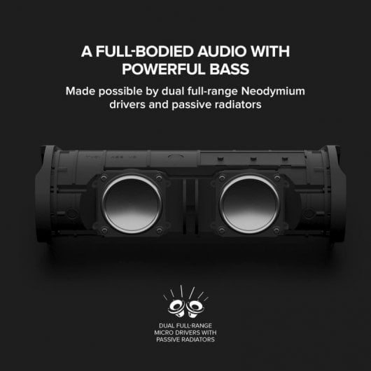 Creative Altavoz MUVO Go - Altavoz Bluetooth Waterproof Negro Altavoces | CREATIVE LABS