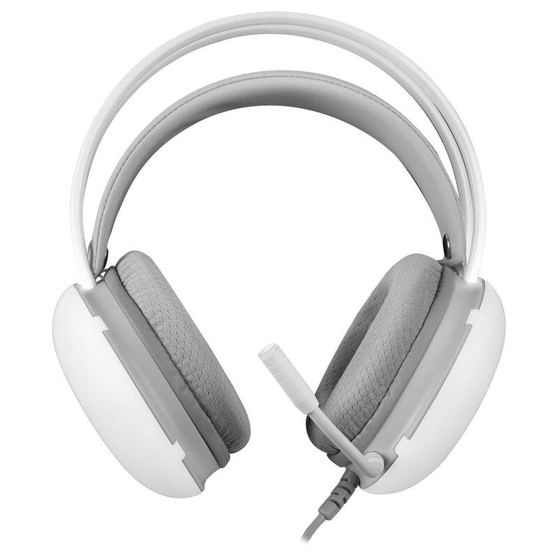 Mars Gaming MH-GLOW - Auriculares Gaming 360º Chroma RGB Blanco