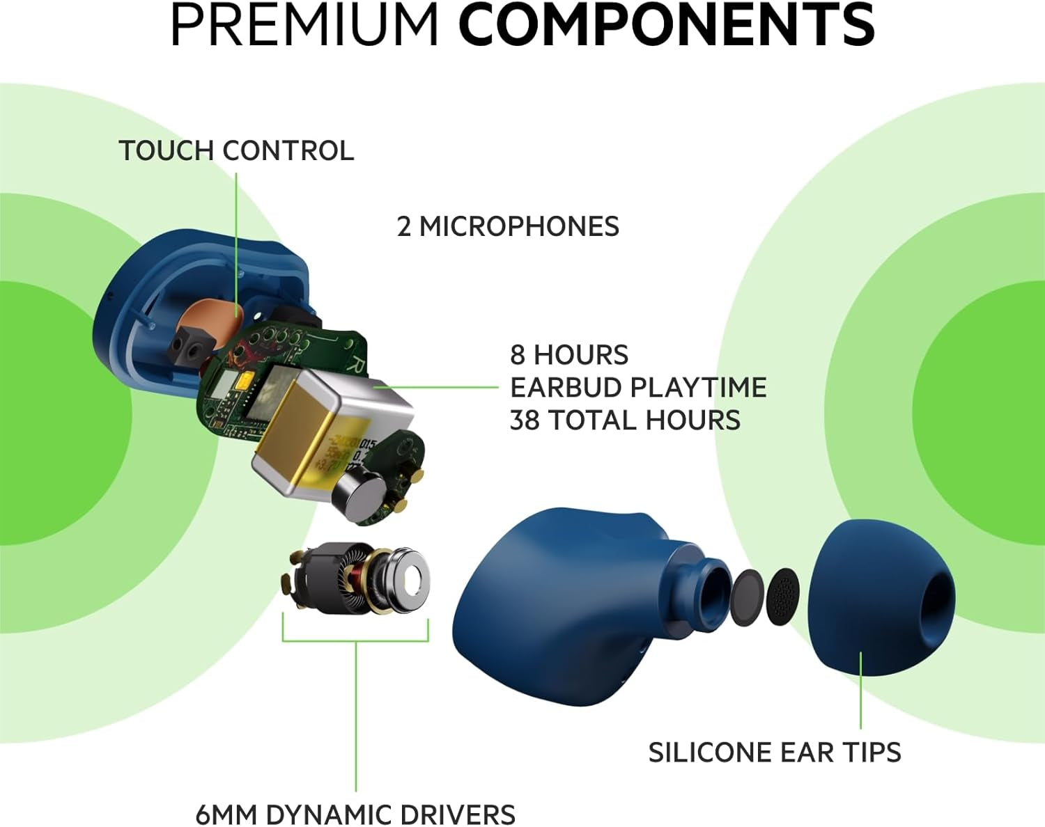 Belkin Soundform Play - Auriculares Intraurales Bluetooth TWS Azul Todos los auriculares | BELKIN