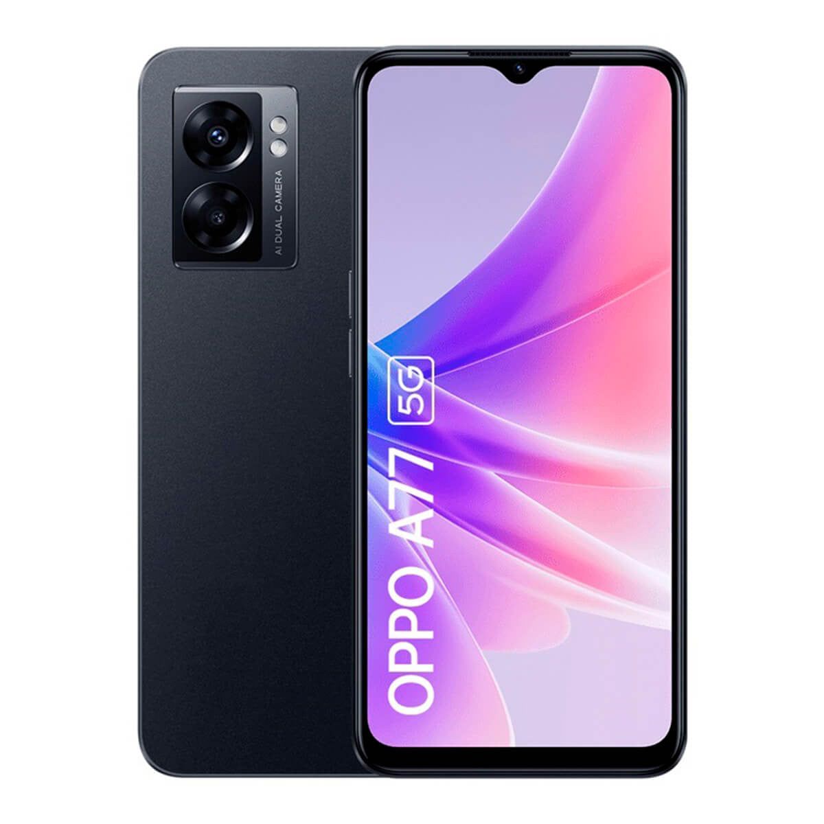 Oppo A77 5G 4GB/64GB Negro (Midnight Black) Dual SIM Smartphone | Oppo