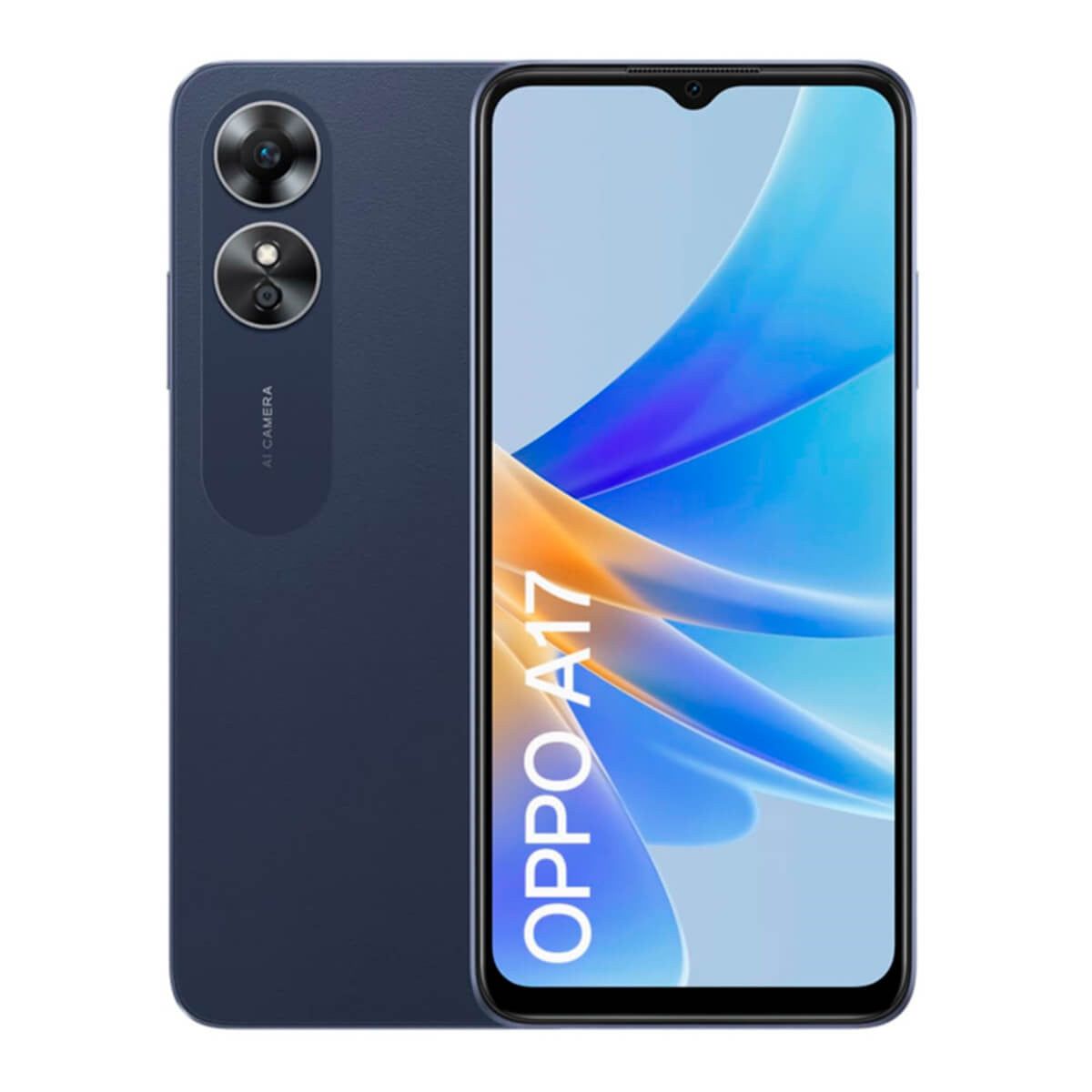 Oppo A17 4GB/64GB Negro (Midnight Black) Dual SIM CPH2477 Smartphone | Oppo