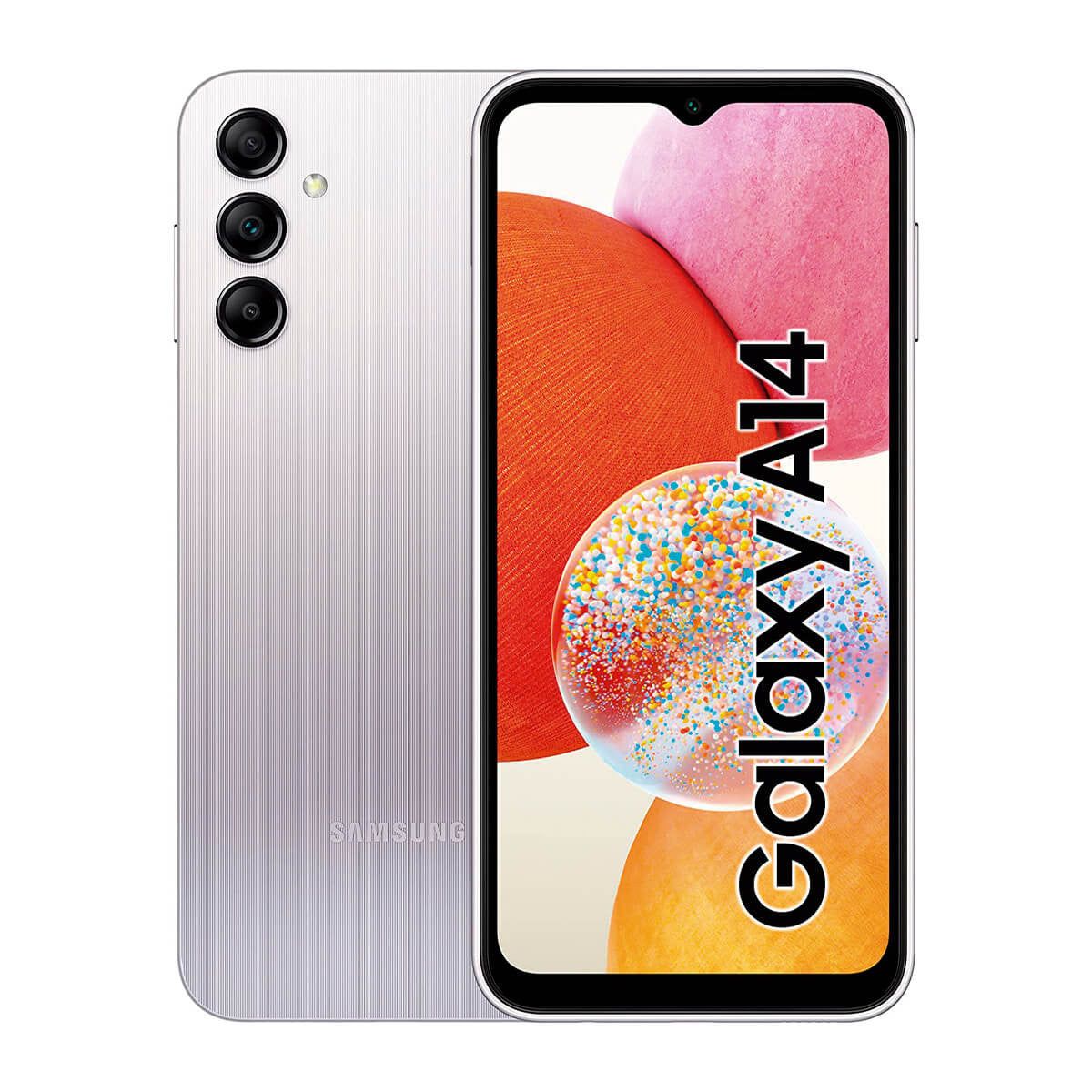 Samsung Galaxy A14 4G 4GB/64GB Plata (Silver) Dual SIM A145R Smartphone | Samsung