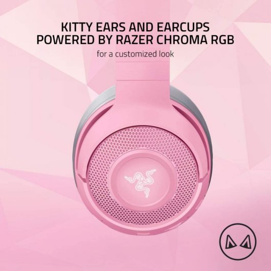 Razer Kraken Kitty - Auriculares Inalámbricos Bluetooth Gaming Rosas Todos los auriculares | RAZER