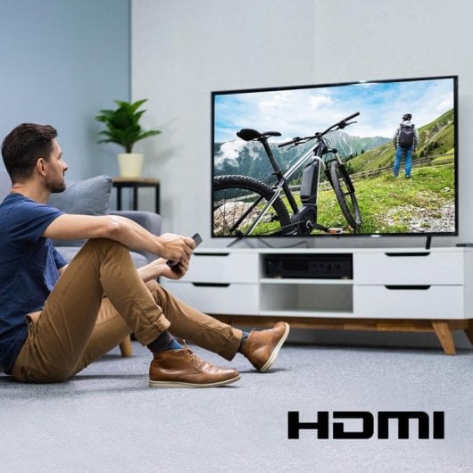 TV LED HD Cecotec serie 32'' 0032S con sistema Dolby, memoria flash, HDMI/USB