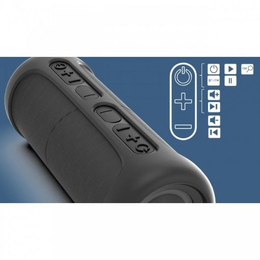 Avenzo AV-SP3003B - Altavoz Bluetooth 2 en 1 10W con Radio Negro Altavoces | AVENZO