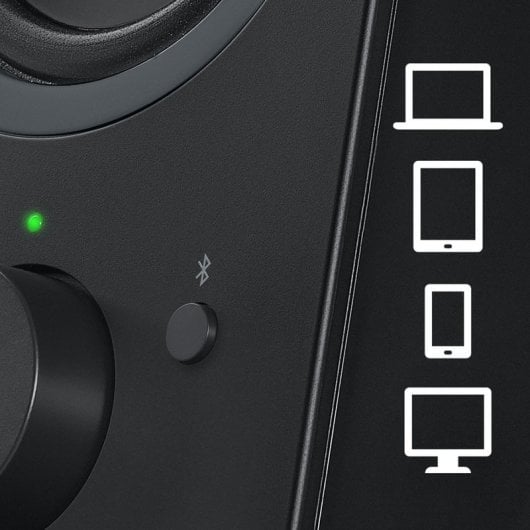 Logitech Z207 - Altavoces 2.0 Bluetooth 10W Negros